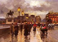 Edouard Cortes - Le Pont Neuf, Paris